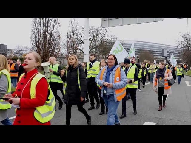 Train drivers strike again in Germany over work hours and pay