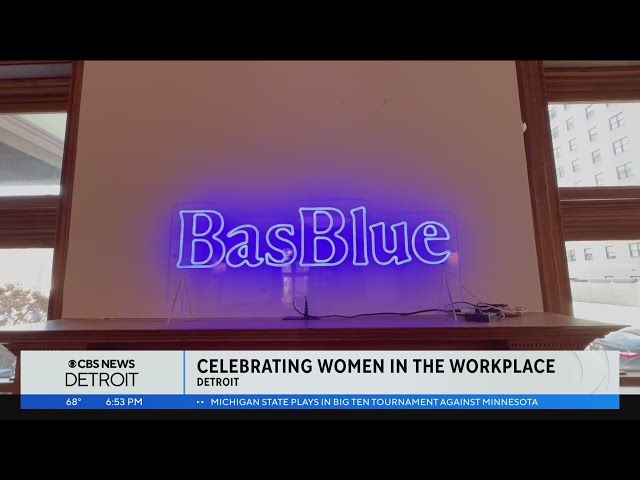 BasBlue in Detroit celebrating women in the workplace