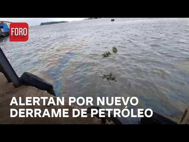 Pescadores denuncian nuevo derrame de combustible en río Coatzacoalcos - Las Noticias