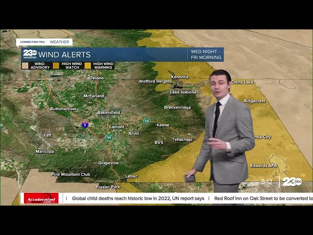 23ABC Evening weather update March 13, 2024