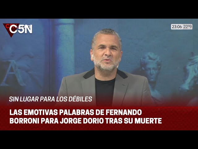 FERNANDO BORRONI recordó a JORGE DORIO