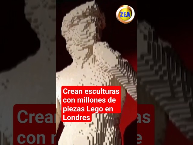 Crean esculturas con millones de piezas Lego en Londres | Shorts | Zea