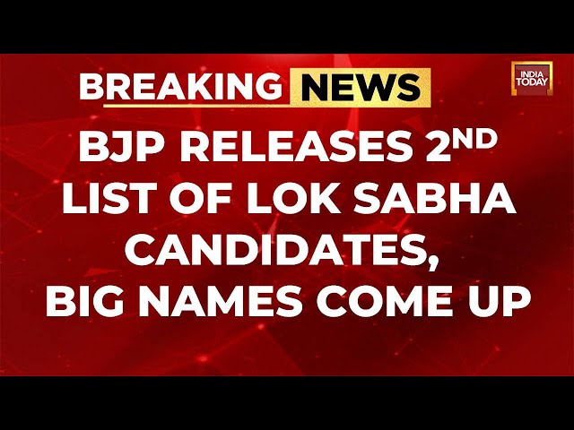 LIVE | BJP's Second Poll List Suspense Ends | ML Khattar, Gadkari in BJP's 2nd List For LS