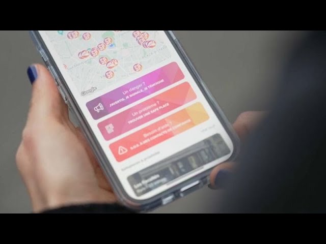 Una nueva aplicación francesa indica lugares seguros para las víctimas de acoso callejero