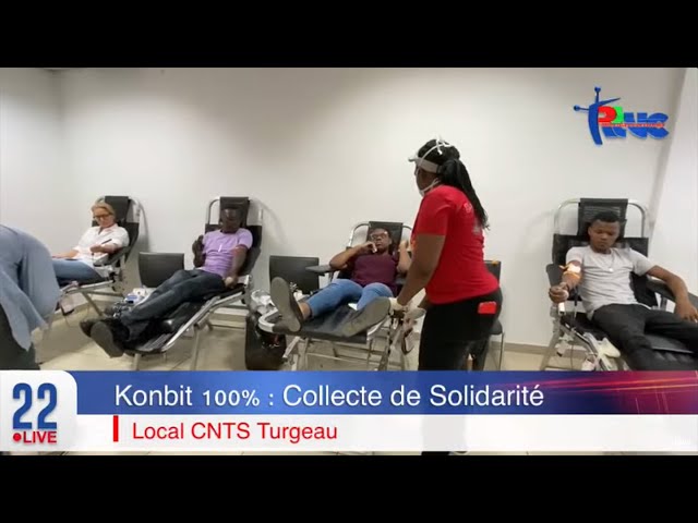 Konbit 100% : Collecte de Solidarité #Rtvc #22Live #MS