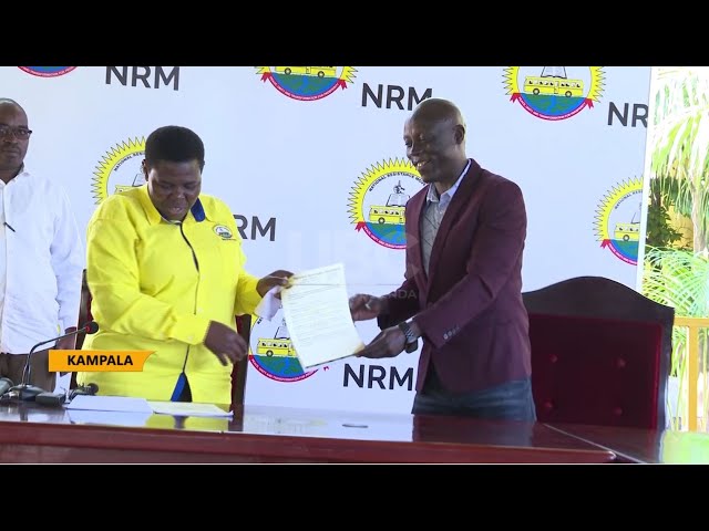 A political marriage? - NRM signs M.O.U with Abim district incoming LCV