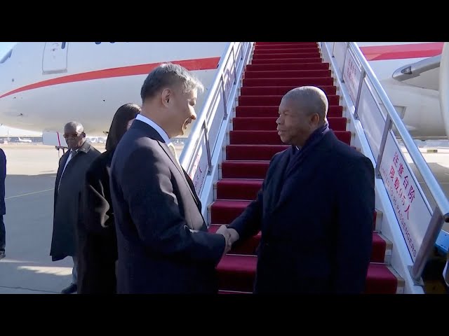 Angolan President Joao Lourenco arrives in Beijing on state visit