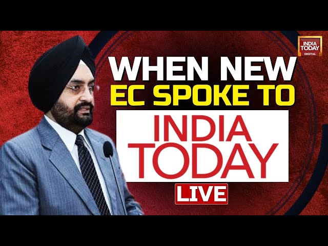 Live: When New Election Commissioner Sukhbir Singh Sandhu Spoke Uninhibitedly With India Today