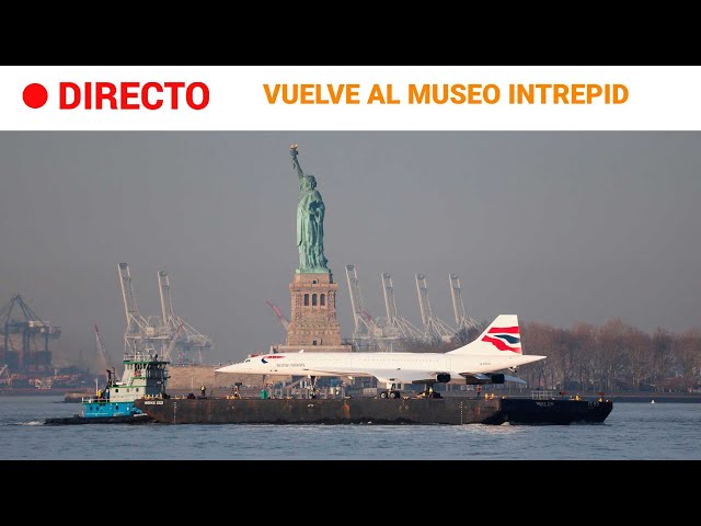 CONCORDE-NUEVA YORK  EN DIRECTO: El LEGENDARIO primer AVIÓN SUPERSÓNICO vuelve a CASA | RTVE