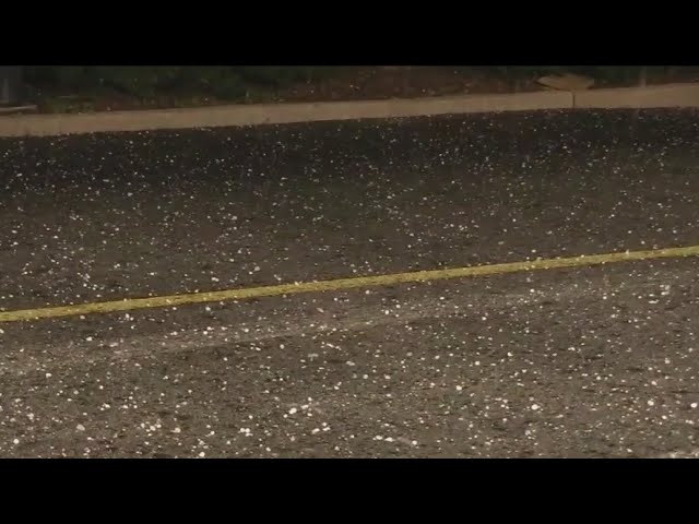 Hail, rain and strong winds throttle Chicago's south suburbs