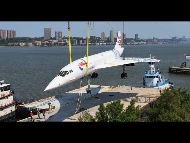 Конкорд пливе по Гудзону?Concorde supersonic jet will float up the Hudson River - return to Museum