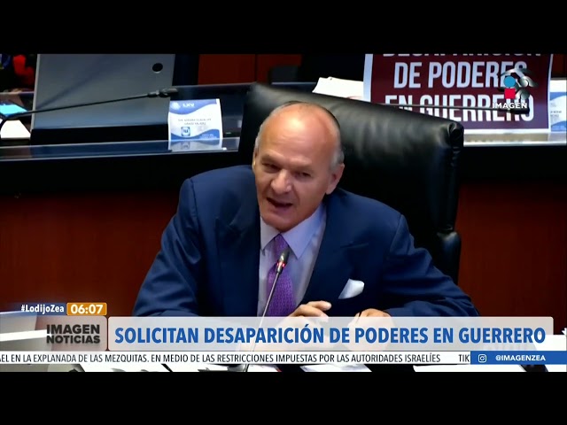 Senadores del PAN solicitan la desaparición de poderes en Guerrero