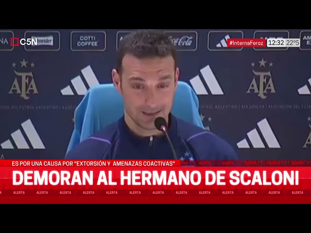 DEMORAN al HERMANO de SCALONI por una CAUSA por "EXTORSIÓN y AMENAZAS COACTIVAS"