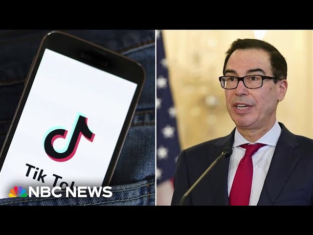 Former Treasury Secy. Mnuchin says he's putting together a group to buy TikTok