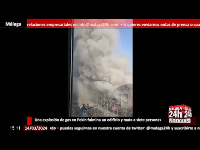 Noticia - Una explosión de gas en Pekín fulmina un edificio y mata a siete personas