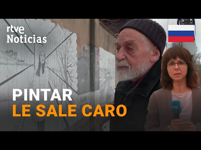 RUSIA: VLADÍMIR usa la PINTURA como DENUNCIA ANTIGUERRA, la REPRESIÓN POLÍTICA le PASA FACTURA |RTVE