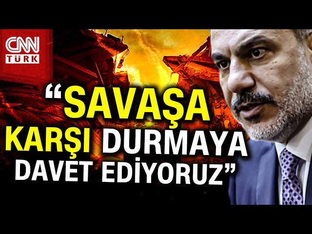 Hakan Fidan'dan Dünyaya Gazze Çağrısı: "Bu Haksız Zulme Karşı Durun..." #Haber