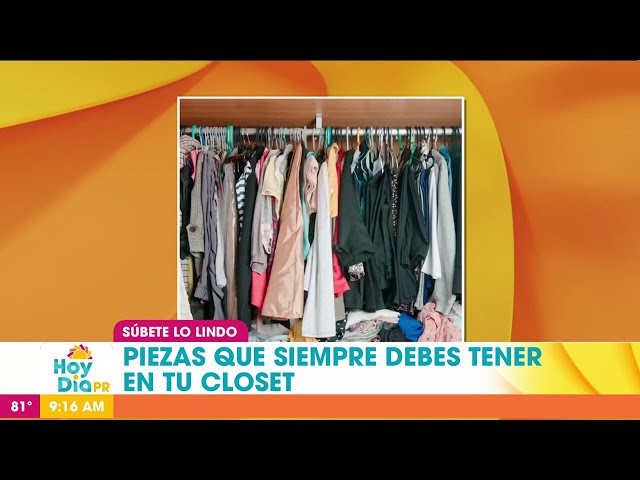 Piezas que debes tener en tu closet