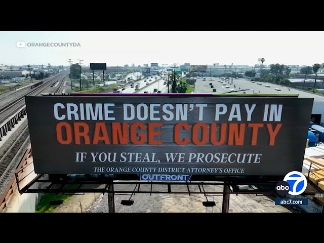 New SoCal billboard campaign aims to keep criminals away from OC