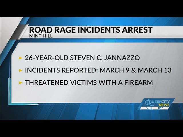 Charlotte man arrested from alleged road rage incidents