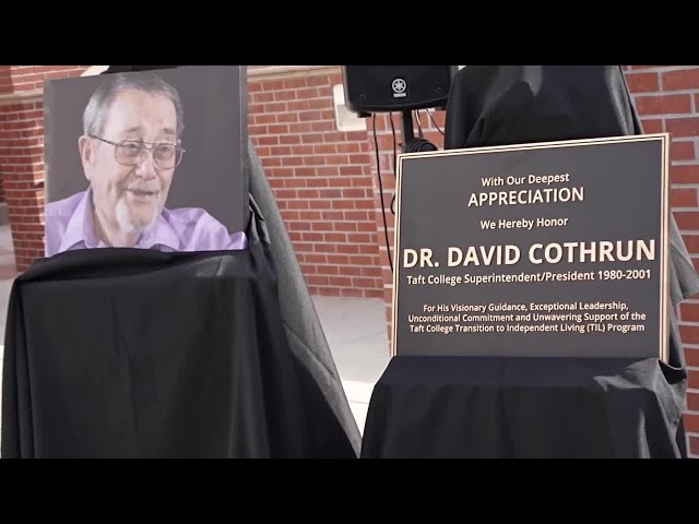 ⁣Honoring Advocacy: Unveiling of dedicated lobby commemorates Dr. David Cothrun