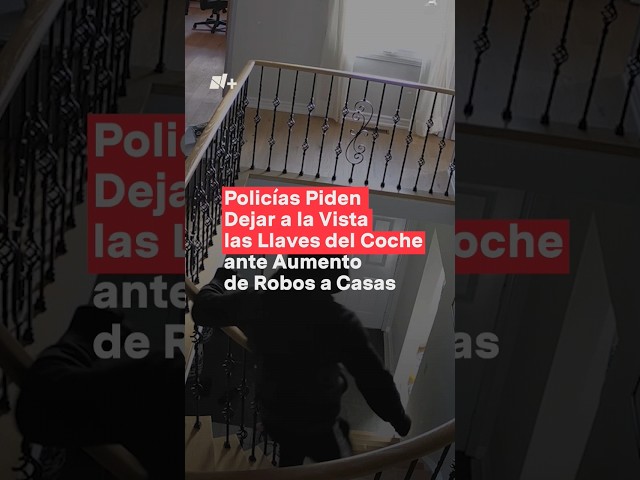 Policías piden dejar a la vista las llaves del coche ante aumento de robos a casas - N+ #Shorts