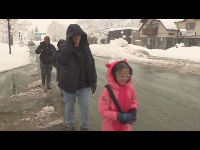 ⁣Texas Family reacts to Colorado snowstorm on the way to "Frozen Dead Guys" at Estes Park