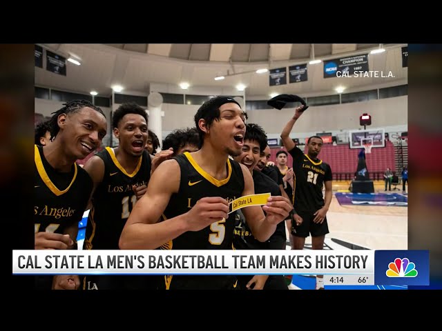 Cal State LA Men's Basketball Team makes history