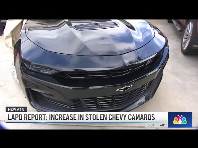 LAPD report shows increase in Chevy Camaro thefts