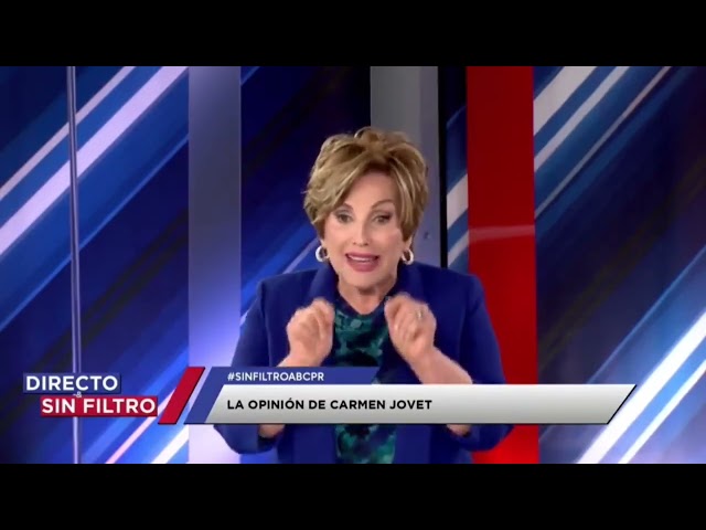 Directo y Sin Filtro: 14/mar (La opinión de Carmen Jovet sobre el caso de Ponce)