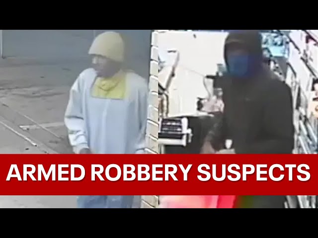 Police seek suspects in armed robbery at Fort Worth smoke shop