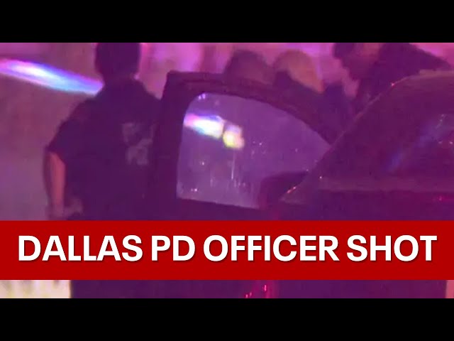 Dallas police officer shot during chase; teen suspects arrested