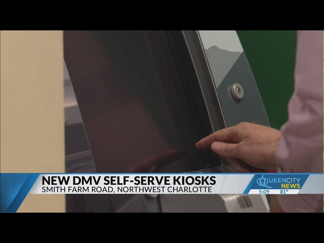 DMV puts self-serve kiosks in Charlotte