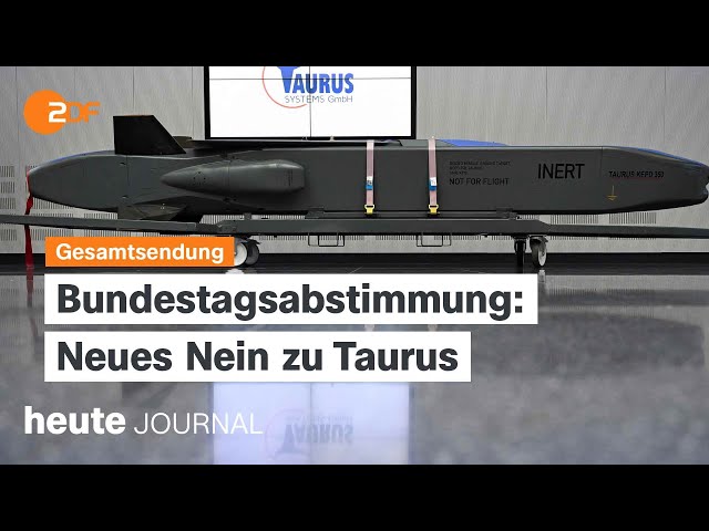 heute journal vom 14.03.2024 Neues Nein zu Taurus, Krankenhaus Reform, Präsidentschaftswahl Russland