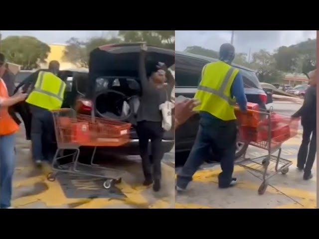 Arrestan a pareja en Hialeah protagonista de video que se hizo viral mientras robaban en Home Depot