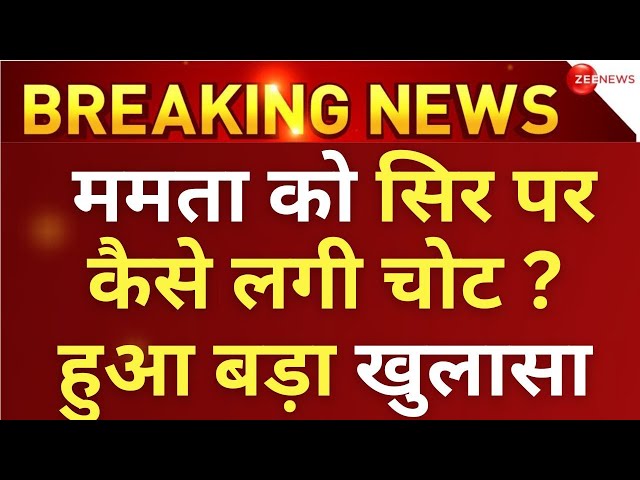 Mamata Banerjee Injury Big Reveal LIVE : ममता के सिर पर चोट लगने पर बड़ा खुलासा | Breaking News