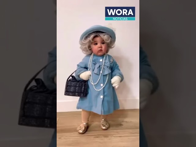 Encantadora miniatura Reina Isabel II 