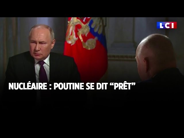 La Russie est "prête "à une guerre nucléaire, prévient Vladimir Poutine