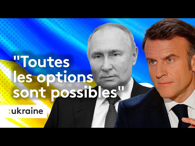 Emmanuel Macron chef de guerre face à Vladimir Poutine