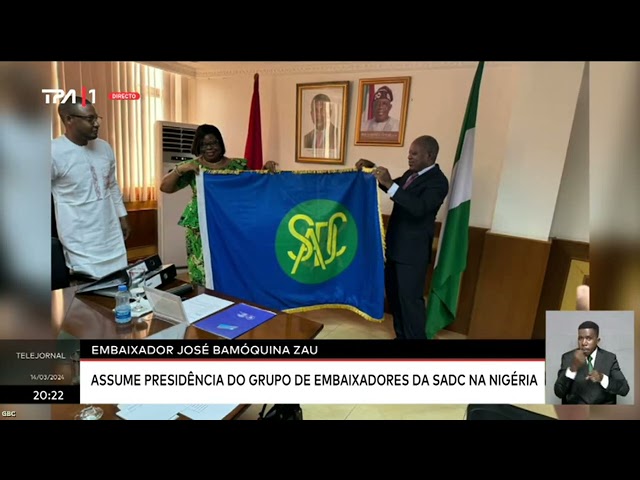 Embaixador José Bamóquina Zau assume Presidência do Grupo de Embaixadores da SADC na Nigéria