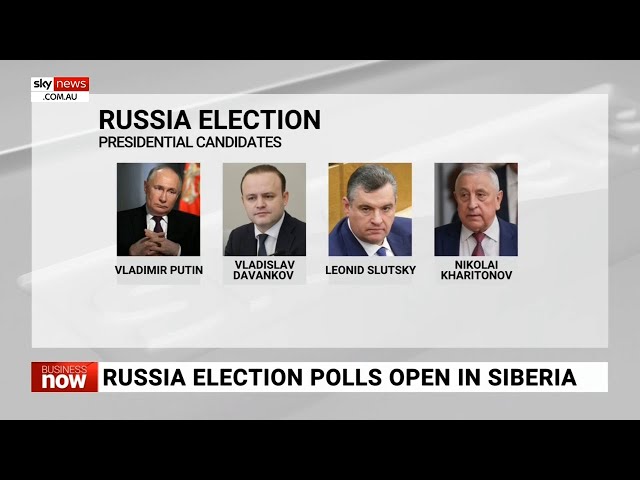 Four candidates vying for the Russian presidency