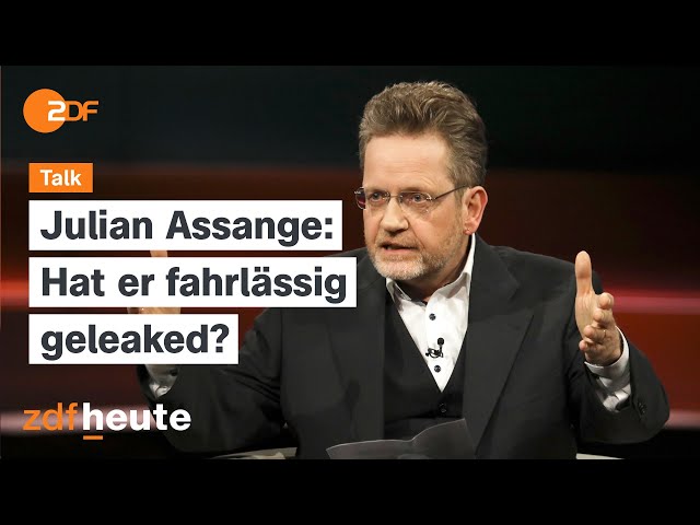 WikiLeaks: Heftige Debatte um Julian Assange und seine Leaks | Markus Lanz vom 14. März 2024