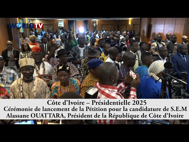 Côte d’Ivoire– Présidentielle 2025: Une pétition lancée pour la candidature du Pr. Alassane OUATTARA