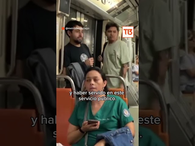 La emotiva despedida de conductor de Metro a pasajeros tras 44 años de servicio