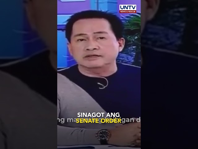 Kampo ni Quiboloy, nagsumite na ng tugon sa show-cause order ng Senado