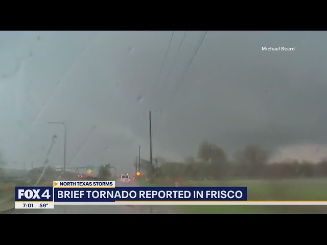 NWS confirms tornado touchdown in Frisco