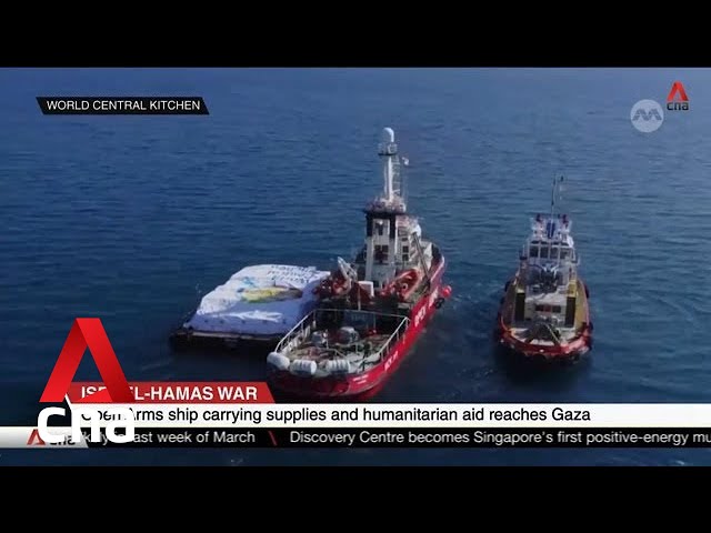 Israel-Hamas war: Ship carrying supplies and humanitarian aid reaches Gaza