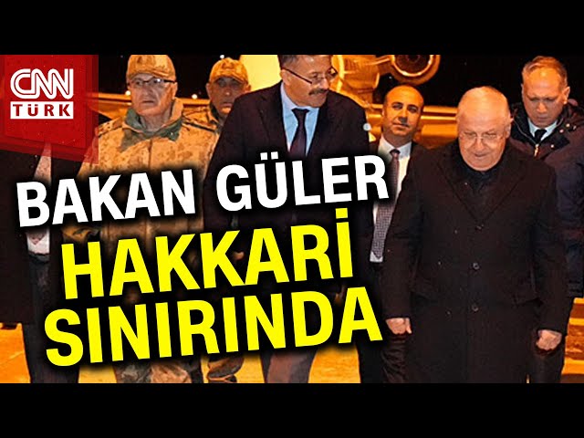 Bakan Yaşar Güler Hakkari'de! Irak'ın Kuzeyindeki Operasyonlara İlişkin Bilgi Aldı #Haber