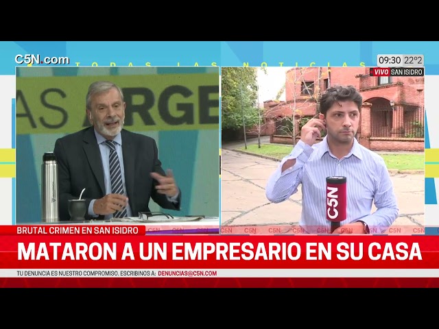 BRUTAL CRIMEN en SAN ISIDRO: MATARON a un EMPRESARIO en su CASA