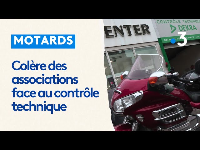 Contrôle technique des motos : la colère des motards contre “une aberration totale"